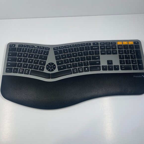 Ergonomic Backlit Wireless Keyboard EK01 Plus - Picture 1 of 12